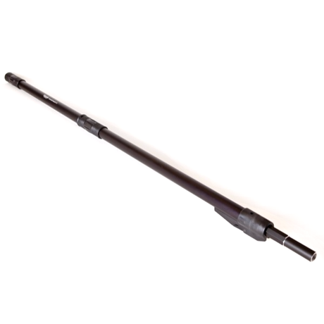 Columbia Extendable Handle made from billet aluminum and steel components with a black finish and black rubber grips