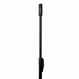 Close-up of fully extended Columbia Extendable Handle made from billet aluminum and steel components with a black finish