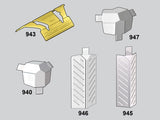 Adaptadores de esquinas moldeadas con chaflán mediano Trim-Tex 350